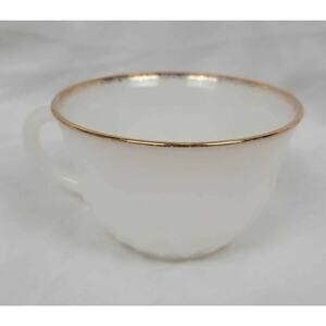 Vintage Oven Fire-King Ware White Porcelain Cup